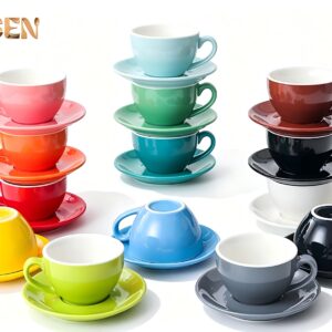 Ceramic cup and saucer
